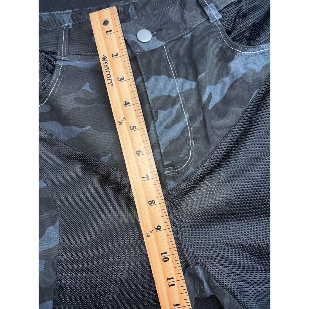 Mclula Motorcycle Riding Pants 30x30 Camo Tactical Mesh Armor Blue - Picture 9 of 12